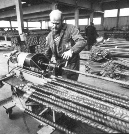 Bereich Betonstahl mit einem eigenen Schneide- und Biegebetrieb